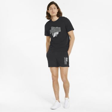 Šortky Puma Summer Graphic Woven Shorts Čierna | 848578-01, 0