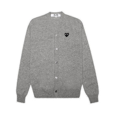 Sveter Comme des Garçons PLAY Heart Wool Cardigan Šedá | az n024 051 2, 0