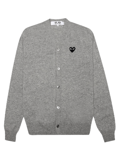 Sveter Comme des Garçons PLAY Heart Wool Cardigan Šedá | az n024 051 2