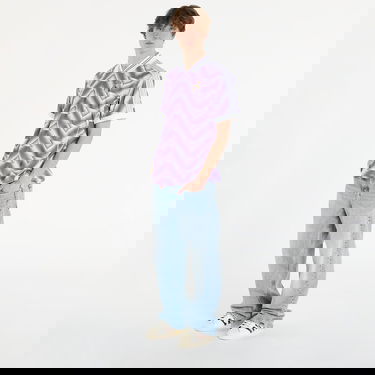 Dres adidas Originals Real Madrid Purple and White Geometric Pattern Football Jersey Fialová | JN3055, 3