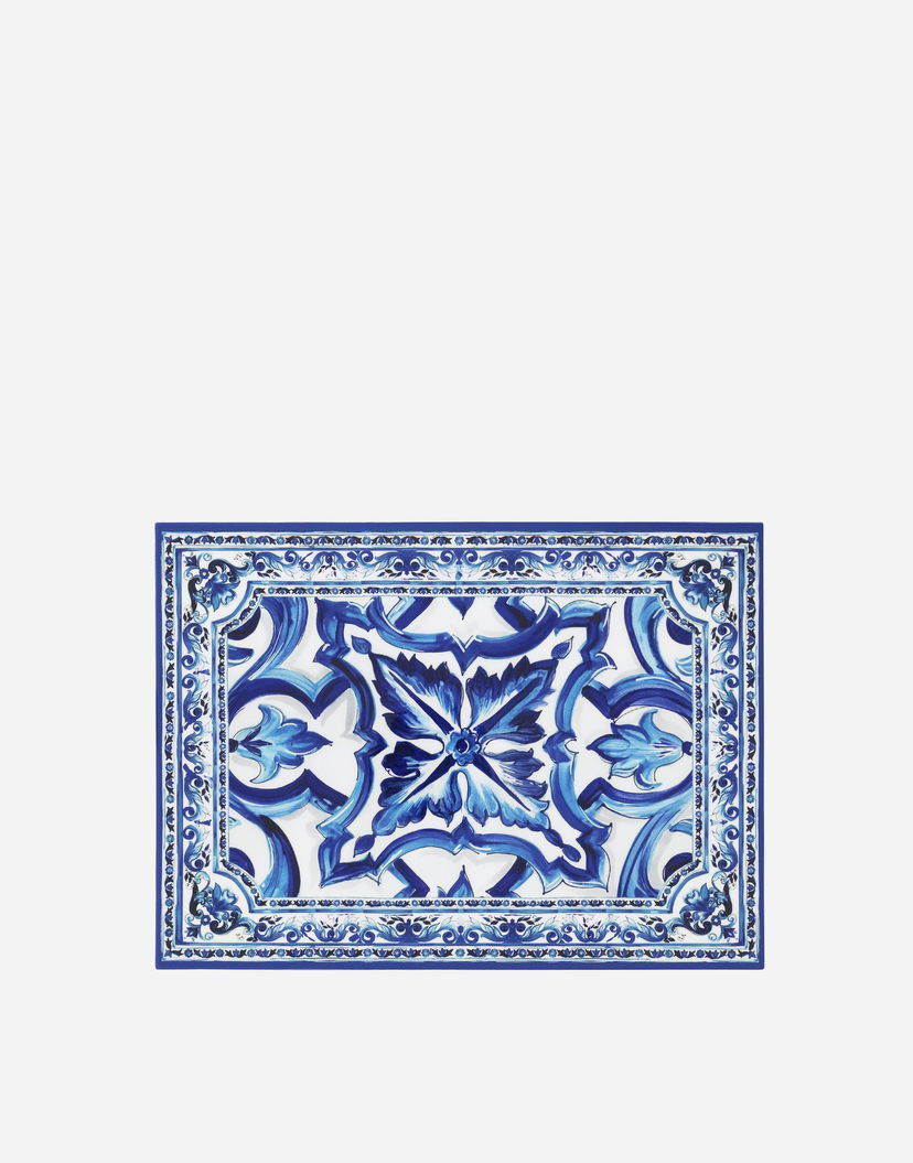 Home decor Dolce & Gabbana Dolce & Gabbana Large Decorated Plexiglass Box Onesize Modrá | TCC201TCAMYUB008