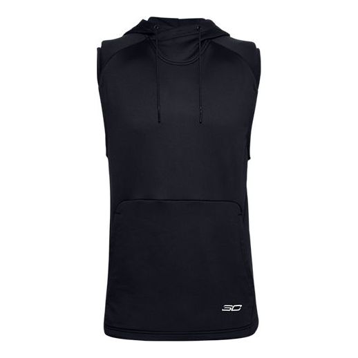 Mikina Under Armour Curry Sleeveless Training Hoodie Čierna | 1356995-001