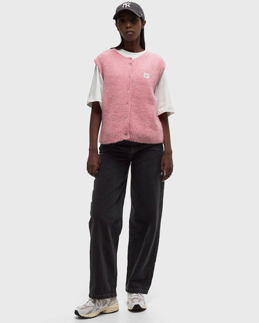 Sveter American Vintage EAST Knit Vest Ružová | EAST19MH24-ORCHIDEE-CHINE, 1
