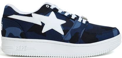 Tenisky a topánky BAPE Bape Sta Low "Color Camo Navy" Navy | 1E80191002-NVY, 0