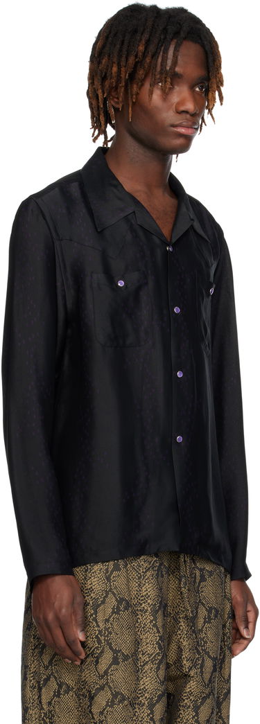 Košeľa Needles NEEDLES Cowboy One-Up Shirt Čierna | QV249, 1