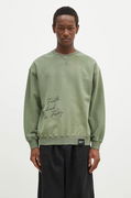 NEIGHBORHOOD Crewneck Sweatshirt with Distressing and Graphic Print