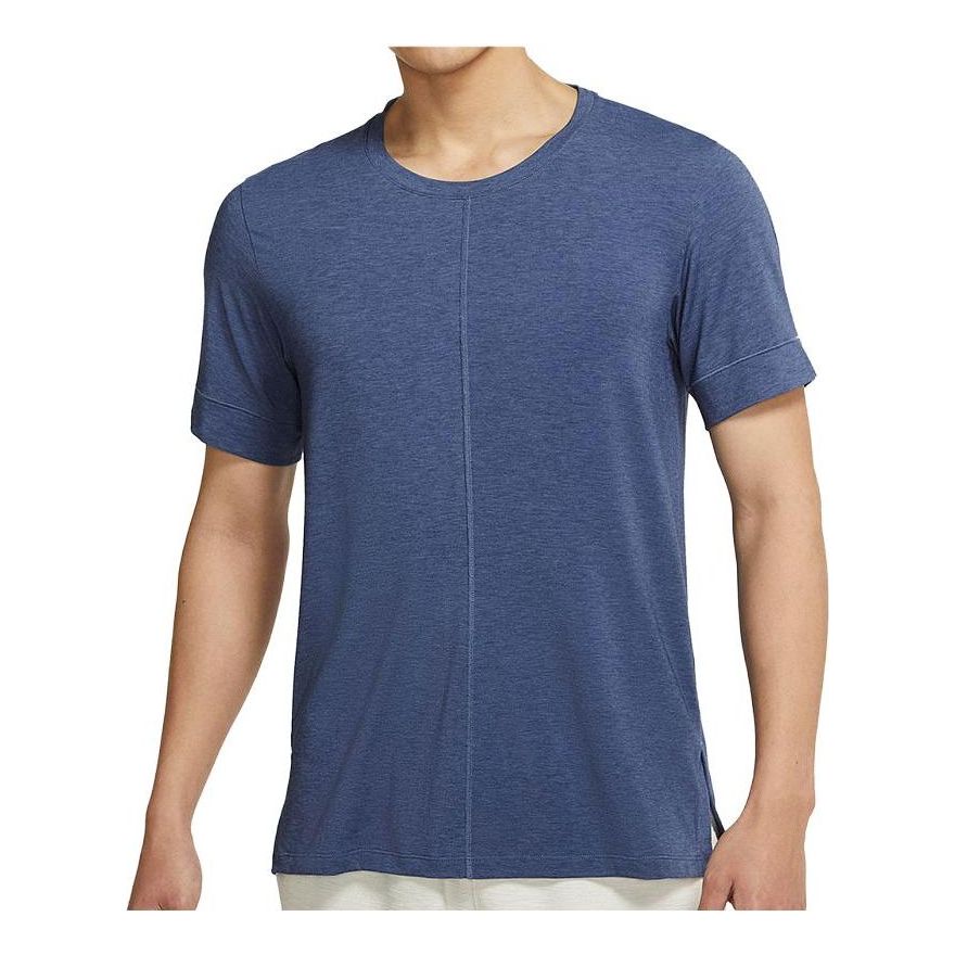 Tričko Nike Men's Yoga Top Modrá | BV4035-410, 0