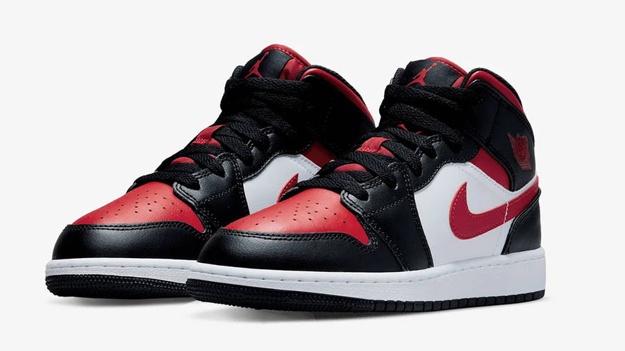 Air Jordan 1 Mid "Alternate Bred Toe" GS