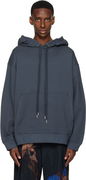 Dries Van Noten Loose Fit Drawstring Kangaroo Pocket Hoodie