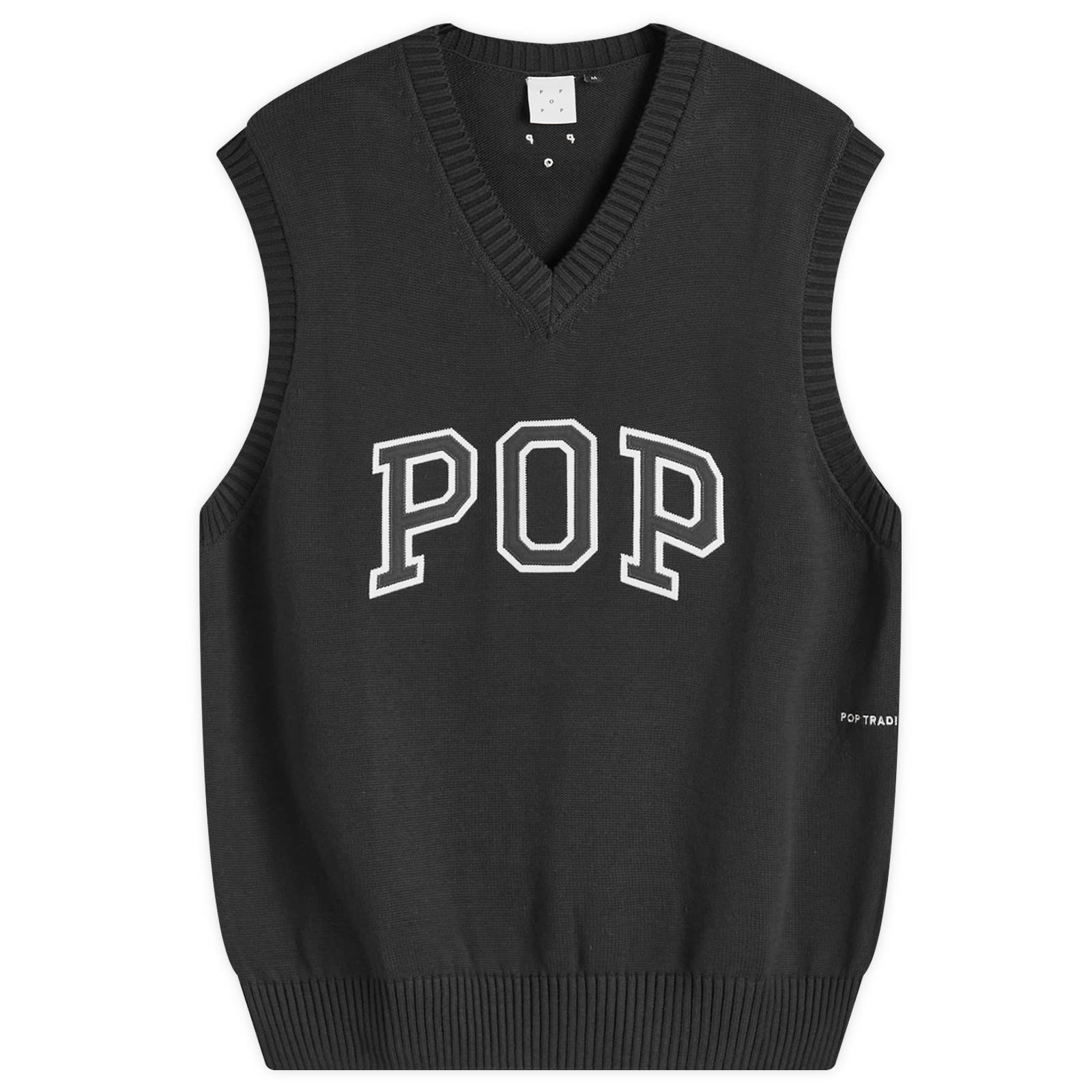 Arch Logo Knit Vest Anthracite