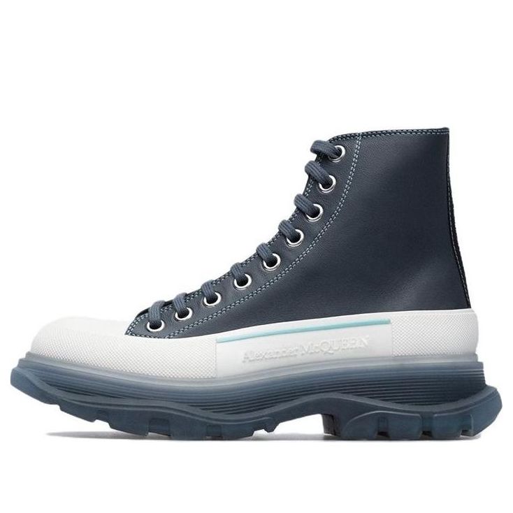 Tenisky a topánky Alexander McQueen Alexander McQueen Tread Slick Boots Modrá | 702041WHZ6D1137