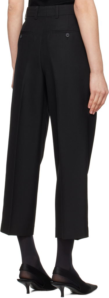 Nohavice TOTEME TOTEME Pleated Straight Trousers Čierna | 251-WRB0254-FB0026, 2