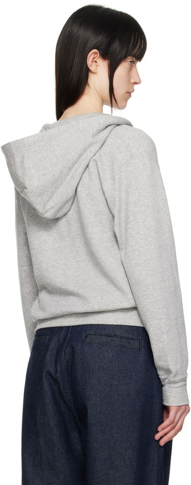 Mikina Comme des Garçons COMME des GARÇONS PLAY Small Heart Zip-Up Hoodie Šedá | T168-051, 2