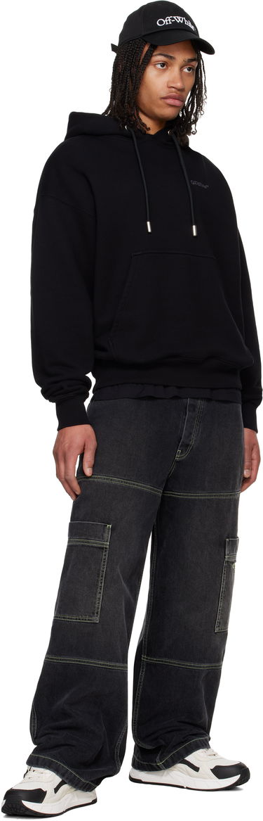 Džínsy Off-White Off-White Irregular Denim Cargo Pants Čierna | OMYA18QS25DEN0021350, 3