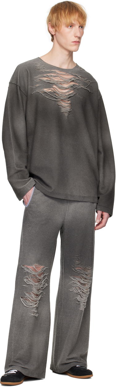 Tepláky Diesel P-Percy Distressed Sweatpants Šedá | A18218-0PLAI-9AW, 3
