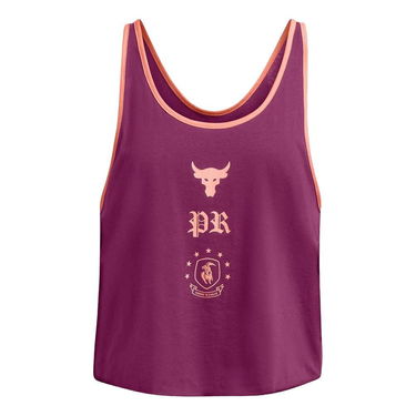 Tielko Under Armour Project Rock Badge of Honor Tank Top Fialová | 1386439-505, 0