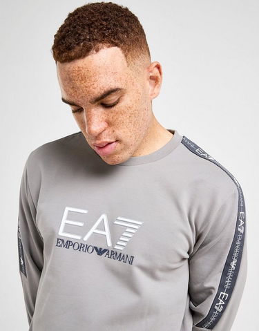 Mikina Emporio Armani Emporio Armani 7 Tape Crew Sweatshirt Šedá | AF184027M001149U8062, 1