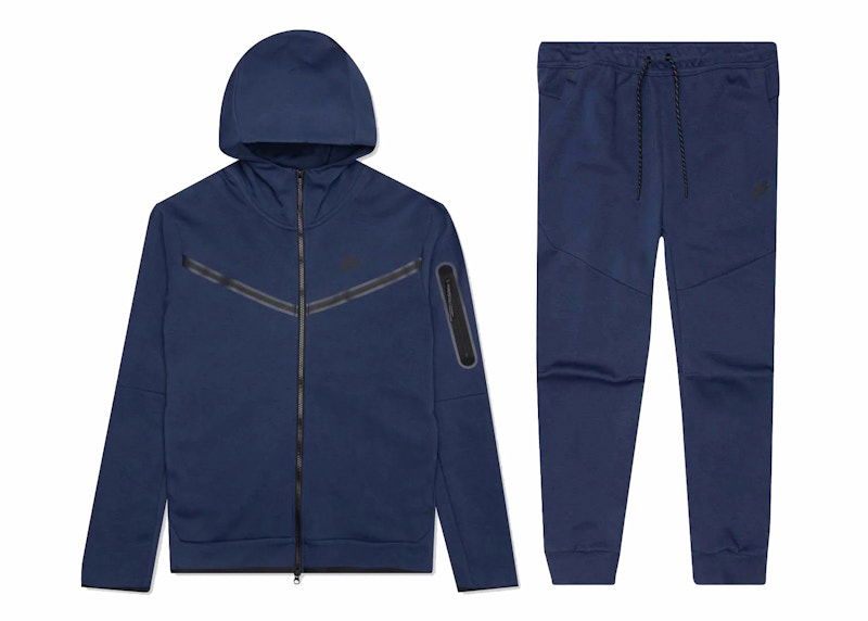 Súprava Nike Kids' Tech Fleece Full-Zip Hoodie & Joggers Set Navy | CU9223-410/CU9213-410