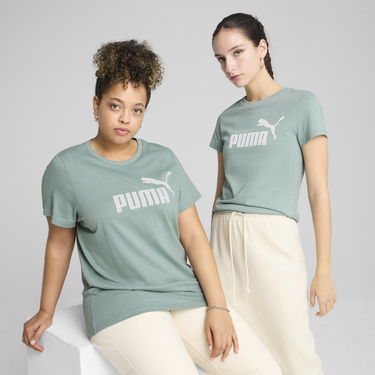 Tričko Puma ESS No. 1 Logo Heather T-Shirt Zelené | 684969_30, 0