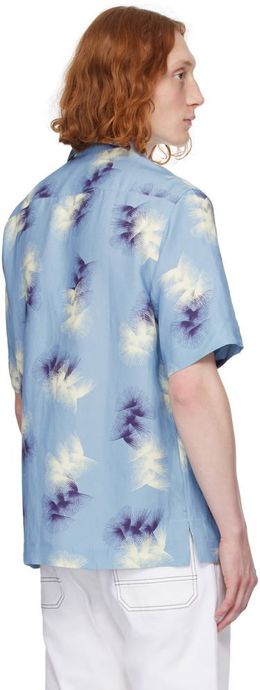Košeľa Paul Smith Paul Smith Printed Resort Shirt Modrá | M1R-905U-M02229-40, 2