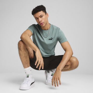Tričko Puma Essentials Small Logo T-Shirt Zelené | 682535_30, 2