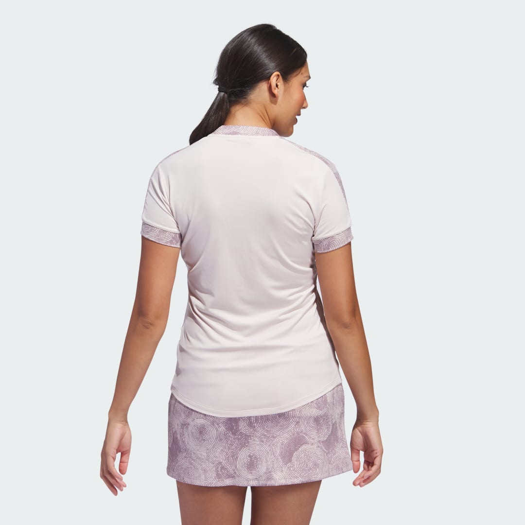 Polo tričko adidas Performance Printed Polo Shirt Biela | IP8688, 1