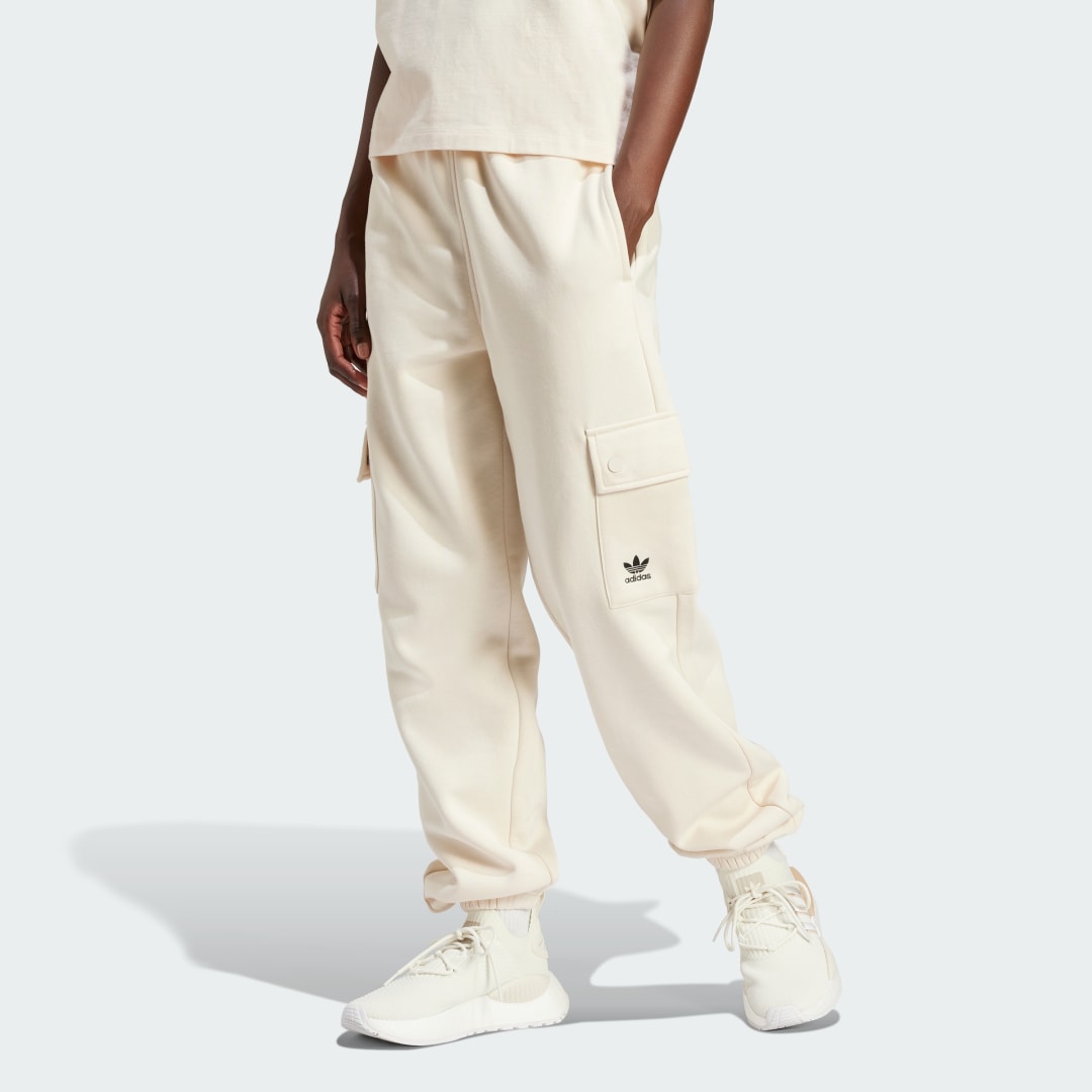 Tepláky adidas Originals Essentials Fleece Cargo Jogger Béžová | IR5906, 0