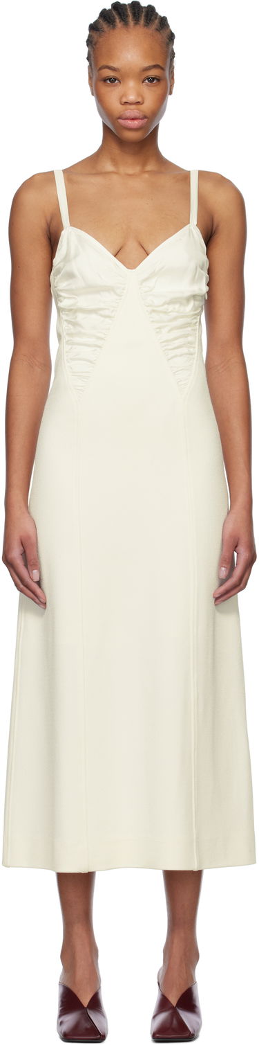 Šaty Jil Sander Jil Sander Sleeveless Midi Dress Biela | J01CT0226_J20255, 0