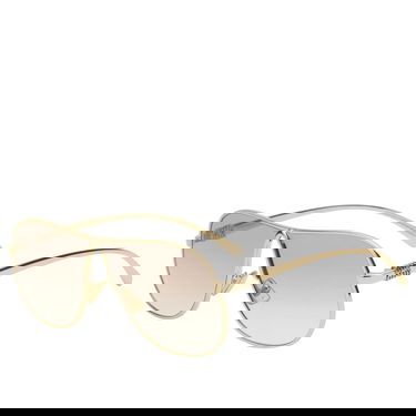 Slnečné okuliare Miu Miu Gold-tone Aviator Sunglasses with Gradient Brown Lenses Metalická | 0MU-A56S-66-5AK90L, 0