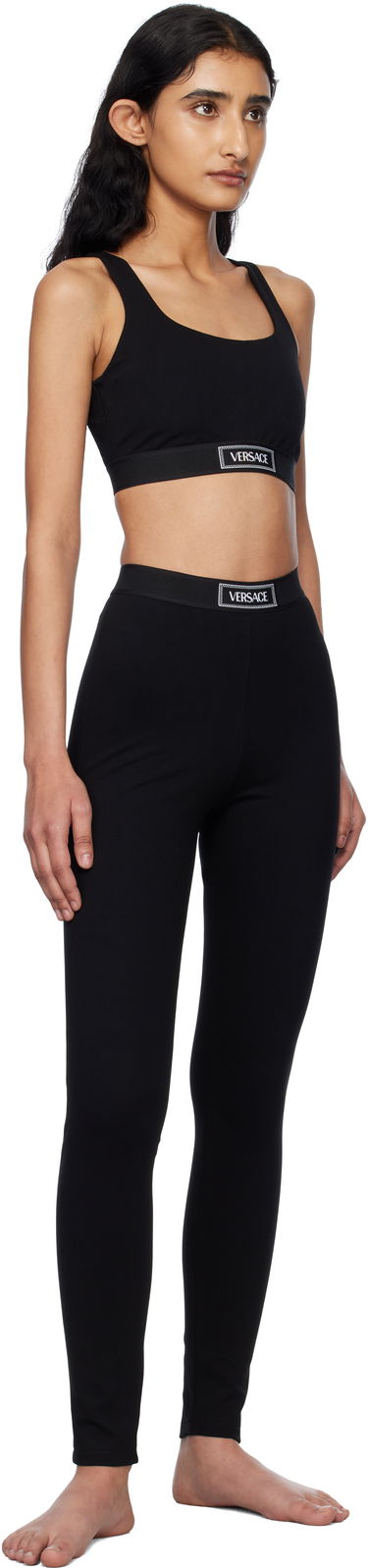 Podprsenka Versace Versace 90s Vintage Logo Sport Bra Čierna | 1015880_1A12037_1B000, 3