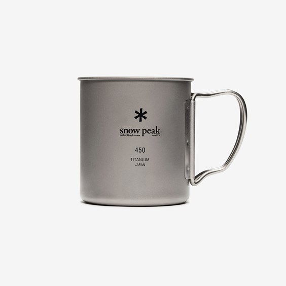 Home decor Snow Peak Titanium Single Cup 450 Metalická | MG-143