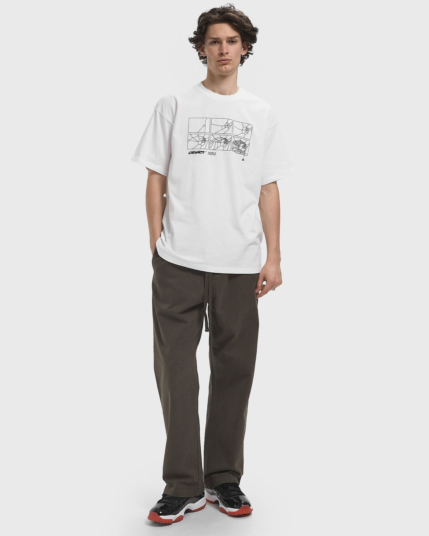 Tričko Carhartt WIP Theory & Practice Graphic T-Shirt Biela | I035501-02.XX, 1