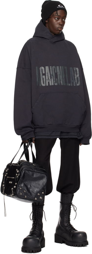Mikina Balenciaga 'Agaicnelab' Large Fit Hoodie Čierna | 803265TRVA21576, 3