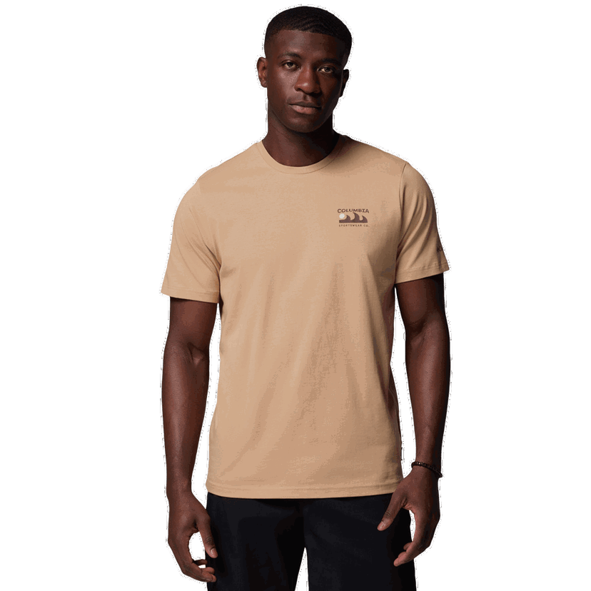 Tričko Columbia Explorers Canyon Back Short Sleeve T-Shirt Béžová | 2036451263