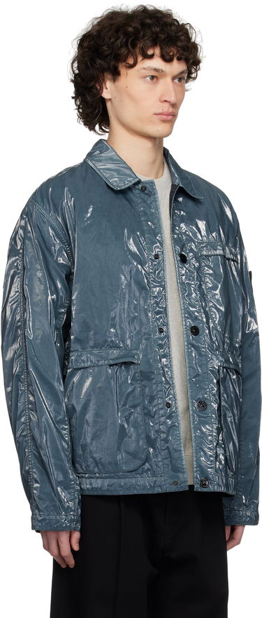 Vetrovka Stone Island Stone Island Prismatica Mussola Caban Jacket Modrá | K1S15 4100065 S0132, 1