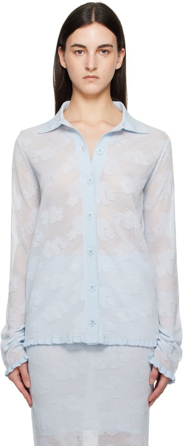 Sveter Cecilie Bahnsen Cecilie Bahnsen Petra Knit Cardigan Modrá | 1.25KNI50003 PETRA CARDIGAN, 0