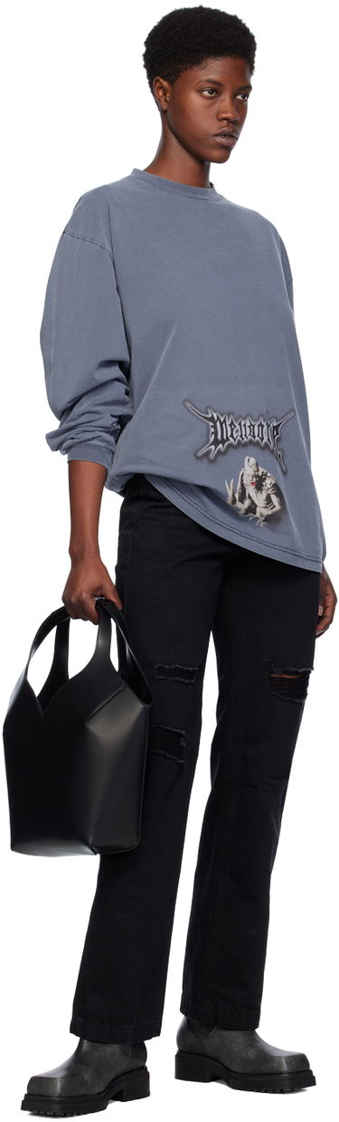 Džínsy We11done Distressed Jeans Čierna | WD-DP0-24-330-W-BK, 3