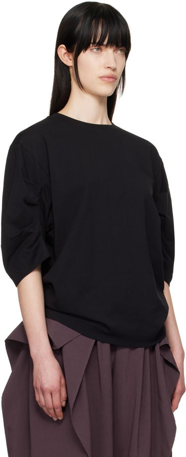 Tričko Dries Van Noten Dries Van Noten Pleated T-Shirt Červená | 251-011141-1603, 4