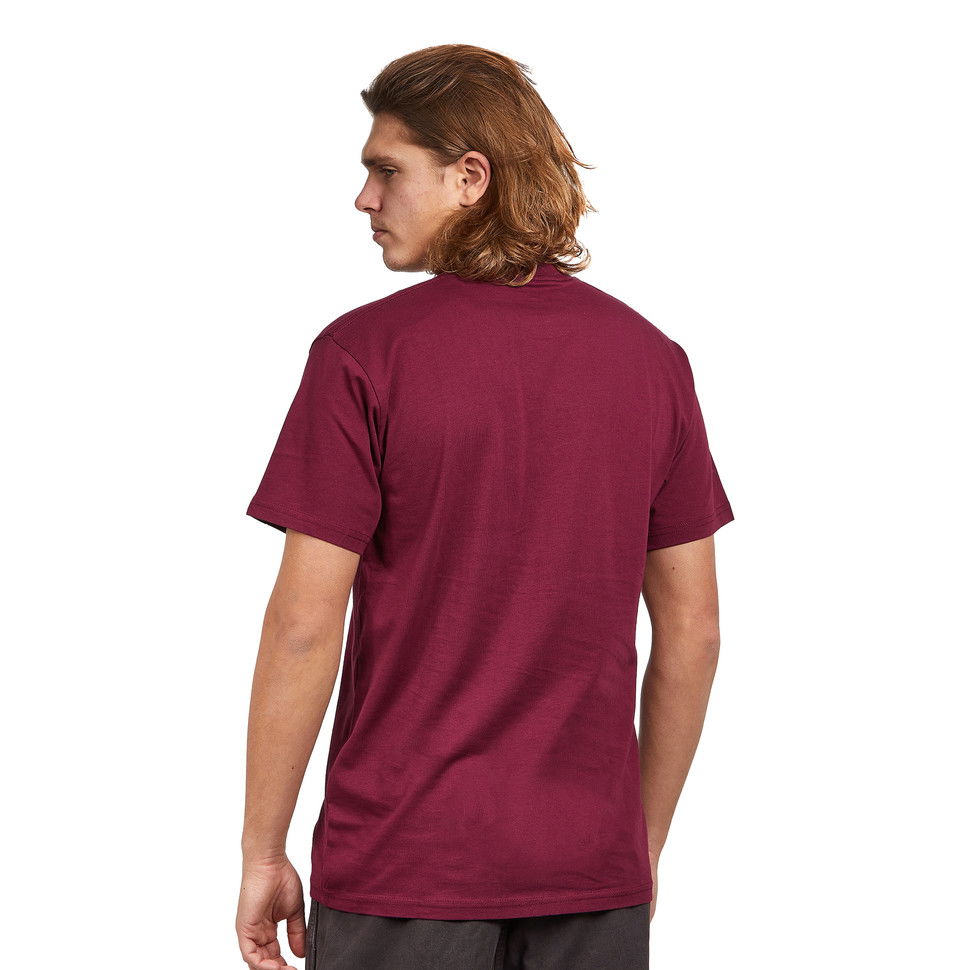 Tričko Vans Left Chest Logo Tee Vínová | VN0A3CZEBRG1, 1