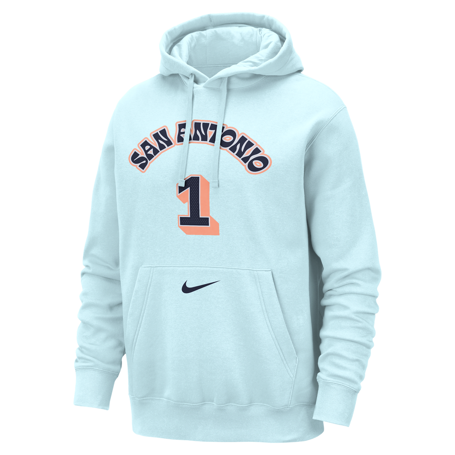 Mikina Nike San Antonio Spurs City Edition Dri-FIT Hoodie Modrá | HQ3778-476, 0