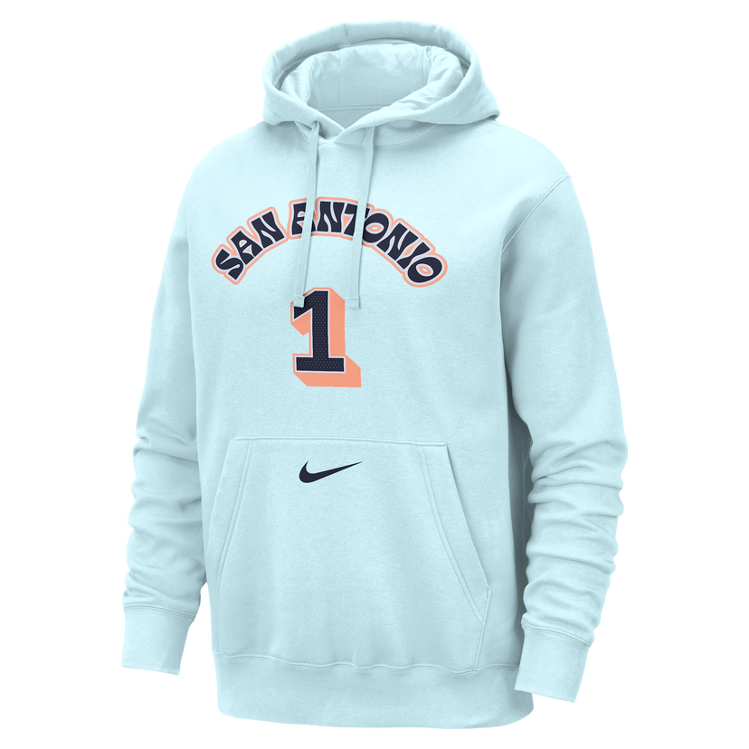 Mikina Nike San Antonio Spurs City Edition Dri-FIT Hoodie Modrá | HQ3778-476