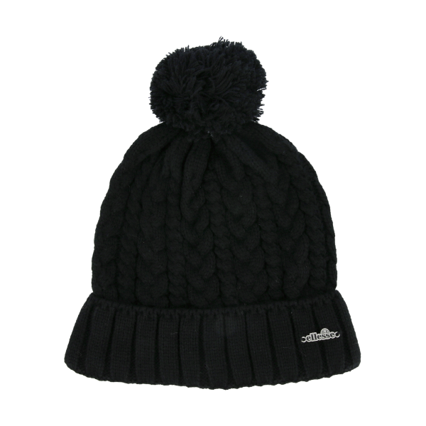 Kulicha Ellesse Ellesse Cable Knit Pom Beanie Čierna | ELE223F412-01, 0