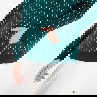 Mikina Karl Kani Karl Kani Small Signature Essential Pinstripe Hoodie Zelené | PD00008882, 2