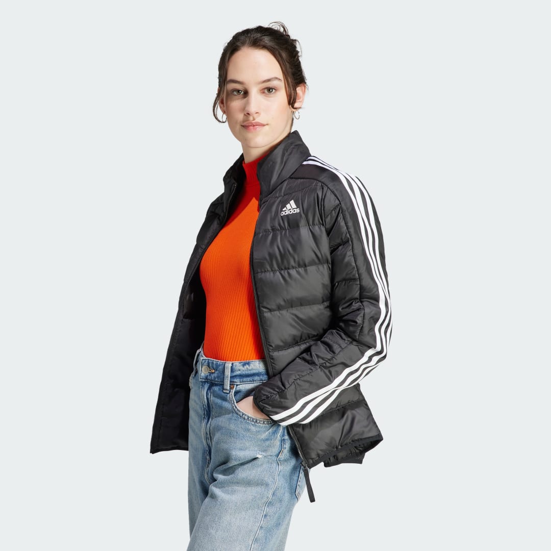 Prešívaná bunda adidas Originals Essentials 3-Stripes Čierna | HZ5726, 0
