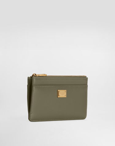 Peňaženka Dolce & Gabbana Dolce & Gabbana Plongé Calfskin Card Holder Onesize Zelené | BI1261A9S2580560, 1