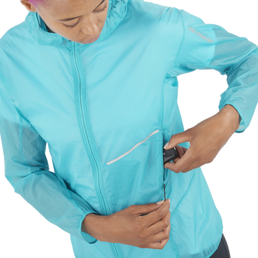 Bunda Salomon SENSE AERO WIND JKT W Tyrkysová | lc2203700, 3