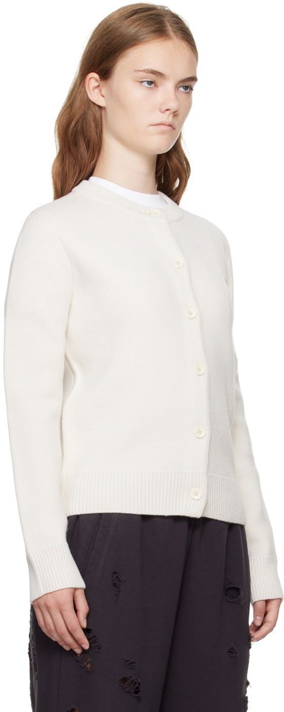 Sveter We11done We11done Women's Cardigan Biela | WD-KC2-24-602-W-IV, 1