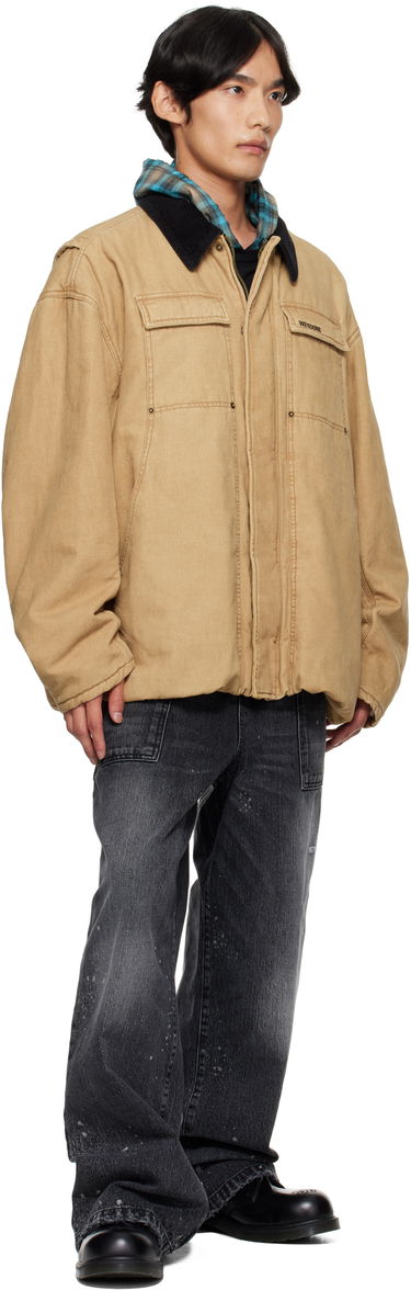 Bunda We11done We11done Washed Work Jacket Béžová | WD-JP2-25-070-U-BG, 3