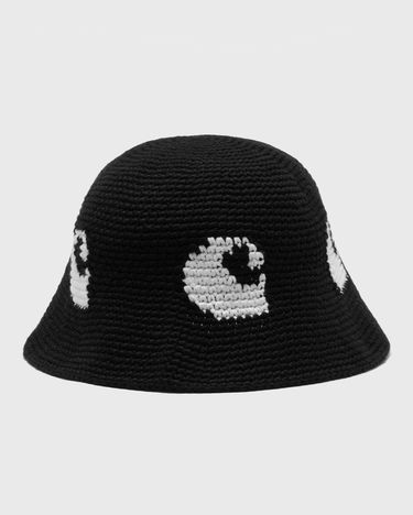 Klobúk Carhartt WIP Crocheted Bucket Hat with Pattern Čierna | I034482-0D2.XX, 1