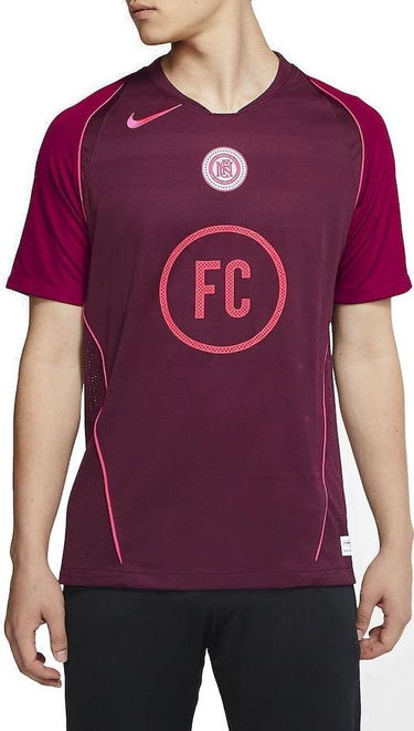 Tričko Nike FC Home Soccer Jersey Vínová | at6017-681, 0